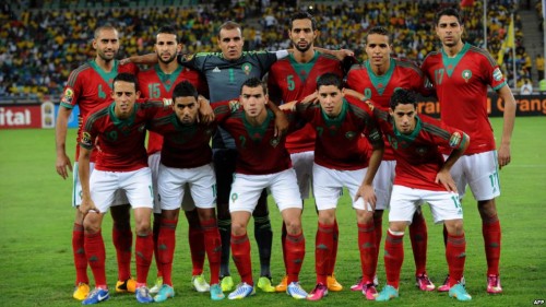 Image result for ‫أسود المغرب لكرة القدم بالصور‬‎