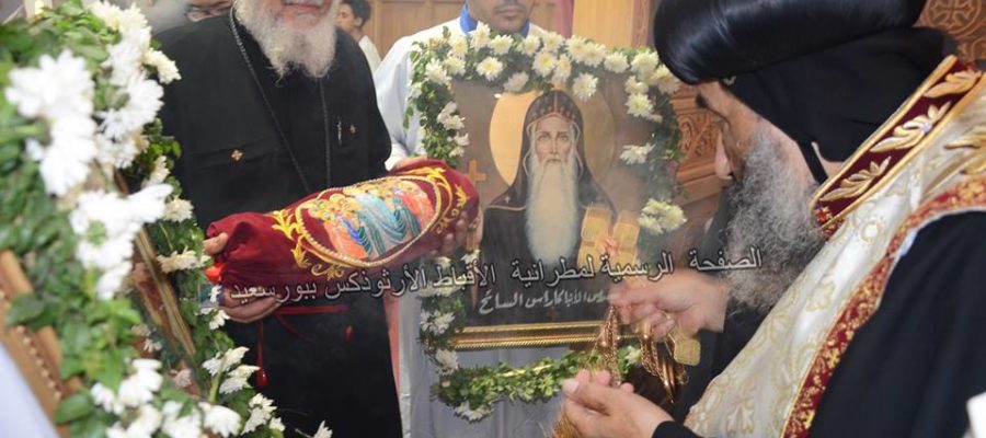 “إيبارشية بورسعيد تحتفل بعيد نياحة القديس الانبا بيشوى”