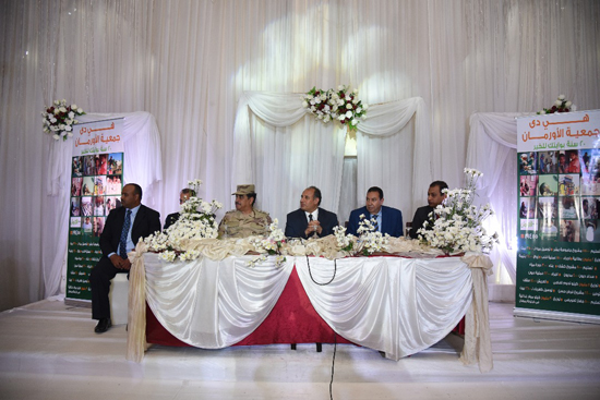 محافظ الإسكندرية يحضر حفل زفاف جماعي لـ" ٢٥ عروسا" من الأيتام2