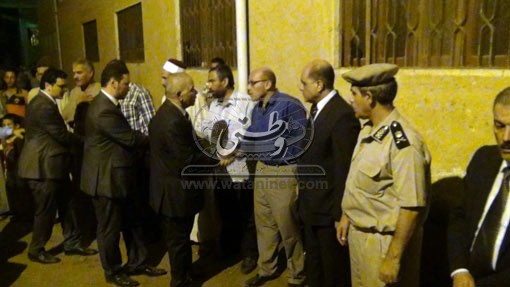 جنازة عسكرية بالمنوفية لشهيد الشرطة في حادث شمال سيناء  