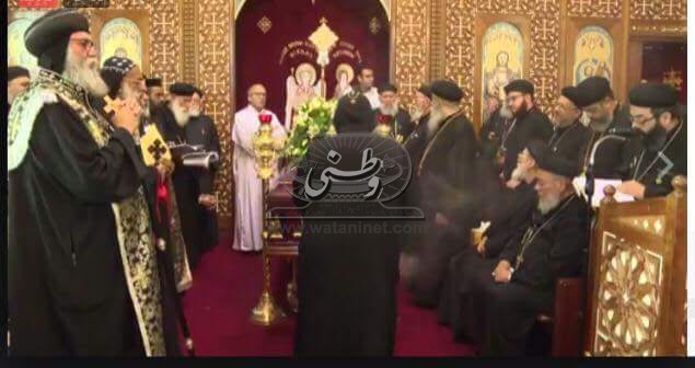  البابا تواضروس الثاني  ينعي القمص "مينا إبراهيم" 5