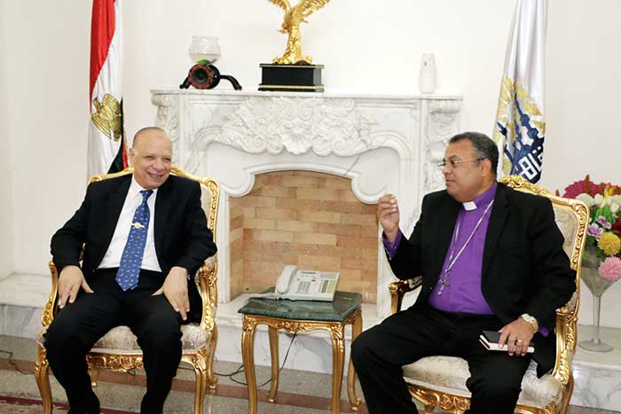 محافظ القاهرة يستقبل وفد البطريركية المرقسية للتهنئة بعيد الأضحى 1