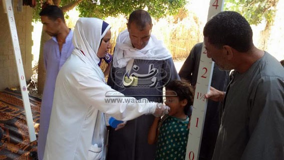 تطعيم "3657 "مواطن ضد البلهارسيا ببني سويف