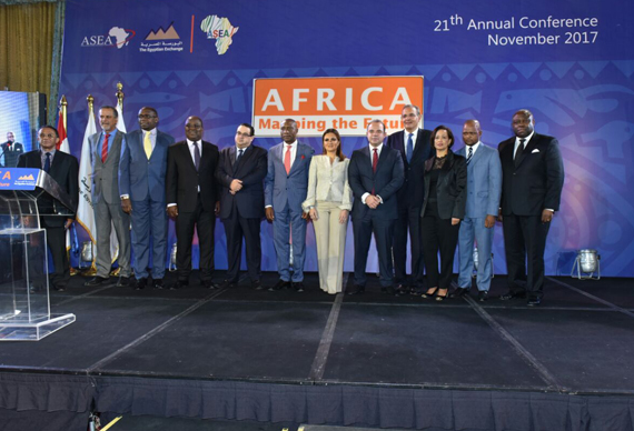 سحر نصر تفتتح مؤتمر اتحاد البورصات الأفريقية الـ21 بحضور نائب رئيس البنك الدولي 