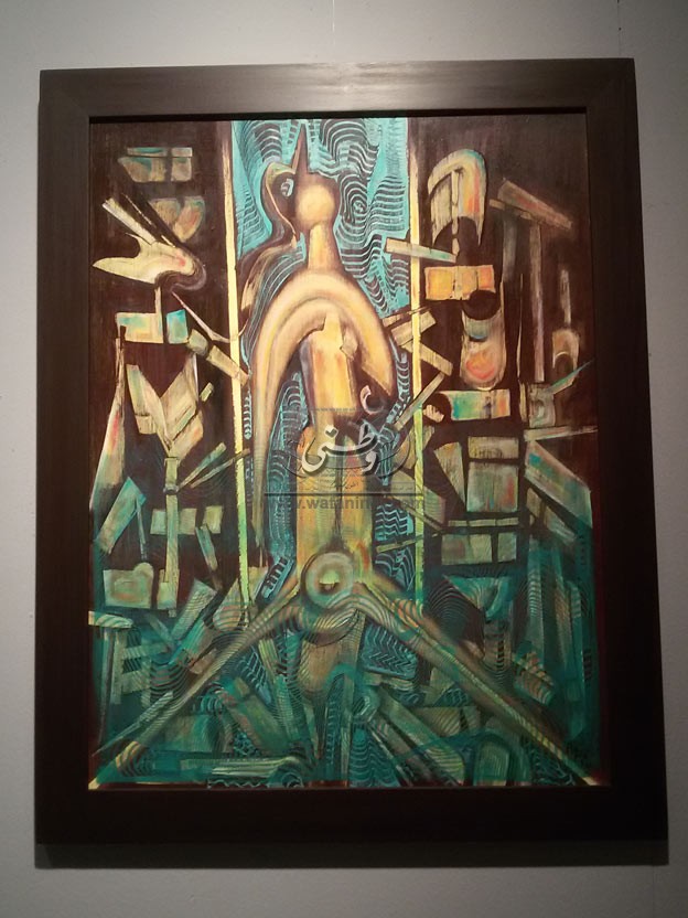 "الآخر" معرض  للفنان صلاح طاهر بدار الأوبرا