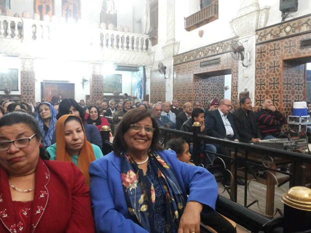 كنيسة الملاك بحلوان تحتفل بعيد سيامة القمص ميخائيل جرجس