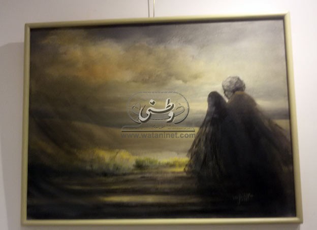 افتتاح معرض الفنان جلال الحسيني