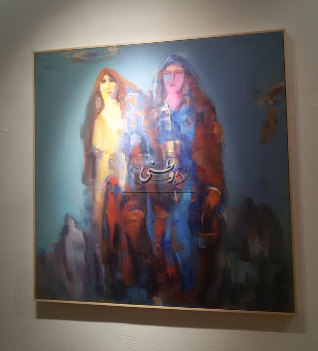 الفنان "محمد الطراوي" يجسد المرأة وقضاياها في معرض "هُن"