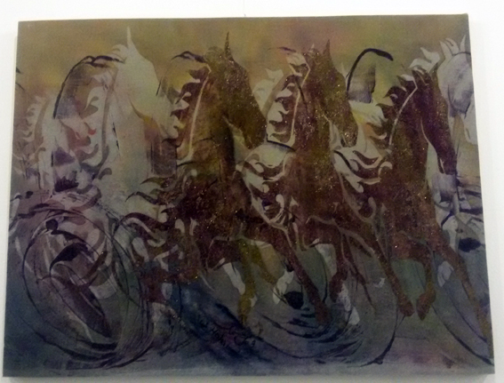 أصالة  الخيل العربي في "صهوة" للفنان وسام محمد