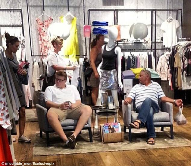 إضحك.. مع الأزواج وهم ينتظرون زوجاتهم اثناء التسوق