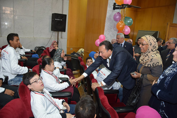 جامعة المنوفية تشارك العالم في احتفاله بأطفال متلازمة داون