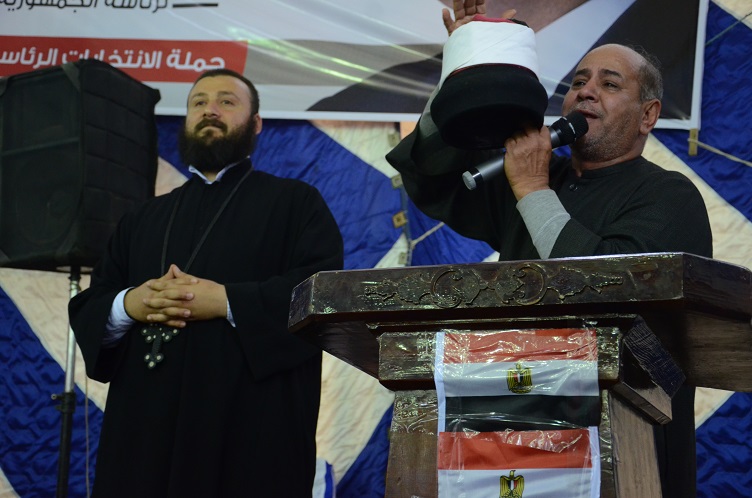 مؤتمر جماهيري حاشد لدعم "السيسي" في قرية الصويني بديرب نجم