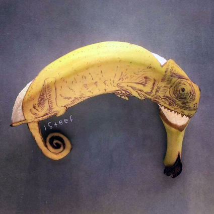 إضحك .. مع الموز وفن مختلف
