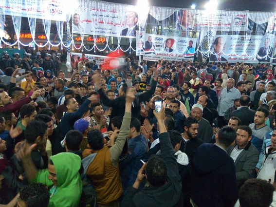 "أحمد شيبة" يشعل حفل "دمنهور" بفوز الرئيس السيسي