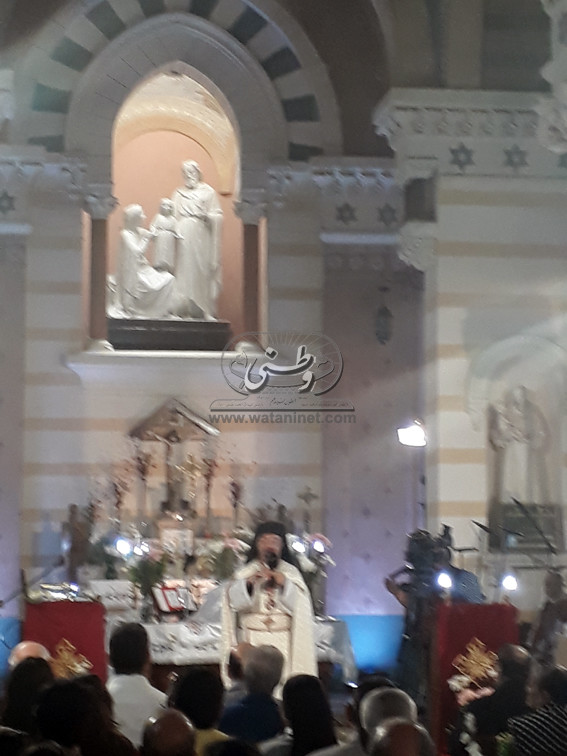بطريرك الأقباط الكاثوليك بمصر يترأس القداس الإلهي بكنيسة العذراء مريم بالمطرية