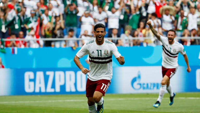المكسيك تضع هدف التأهل للدور ال16 في شباك كوريا الجنوبية