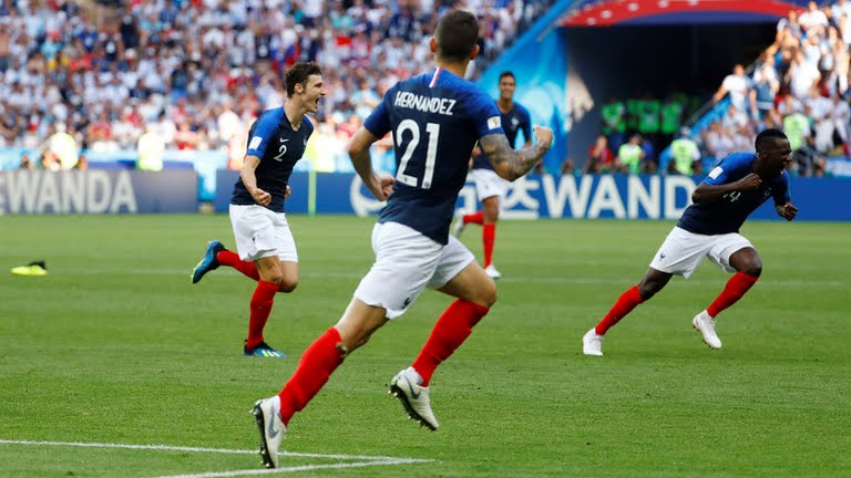 فرنسا تتقدم بثلاث أهداف مقابل هدفين للأرجنتين