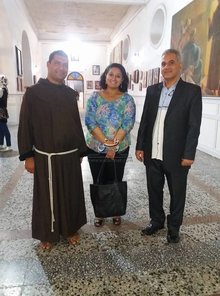 بالصور سفير الفاتيكان  يزور معرض أيقونات رحلة العائلة المقدسة بكاتدرائية سانت كاترين بالإسكندرية