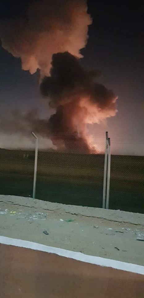 انفجار في خزان وقود تابع لشركة بتروكيماويات بالقرب من مطار القاهرة