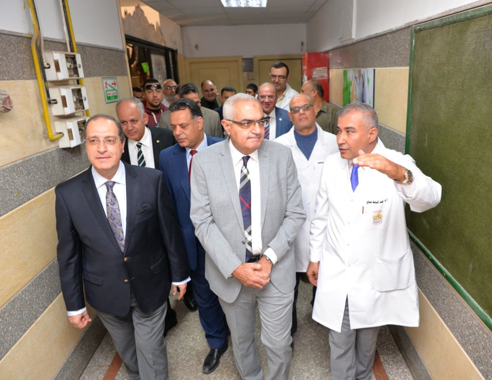 افتتاح قسم الأمراض الصدرية بالمستشفى الرئيسى بالدقهلية بعد التطوير