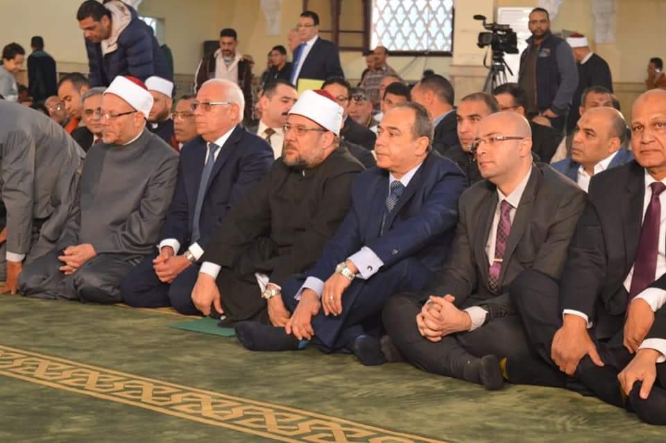 وزير الاوقاف يفتتح مسجد "الهادي" فى احتفالات بورسعيد بعيدها القومي 