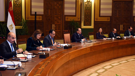 الرئيس "السيسي" يستقبل رؤساء وممثلي كبرى صناديق ومؤسسات الاستثمار