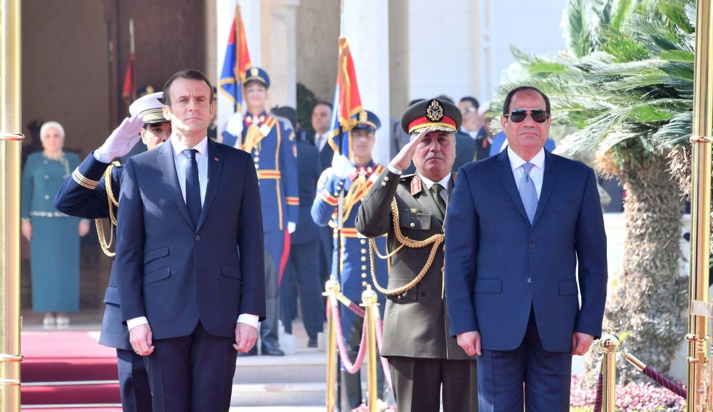 الرئيس الفرنسي"إيمانويل ماكرون" يعرب عن امتنانه لحفاوة الاستقبال وكرم الضيافة