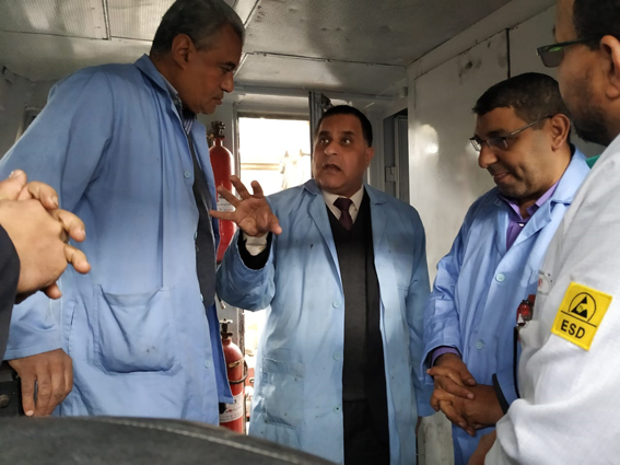 رئيس "السكة الحديد" يتفقد ورش القاهرة لمتابعة أعمال الصيانة 