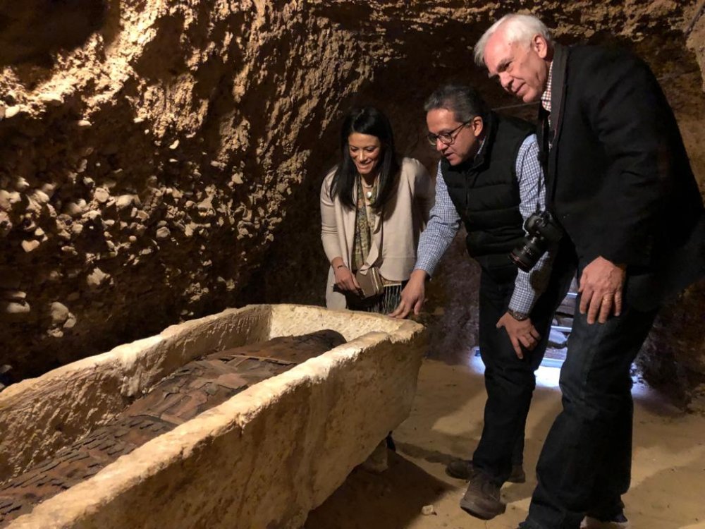 خبيئة للمومياوات و آبار دفن في الأكتشاف الأثري لبعثة لجامعة المنيا ووزارة الأثار بـــ"تونا الجبل"