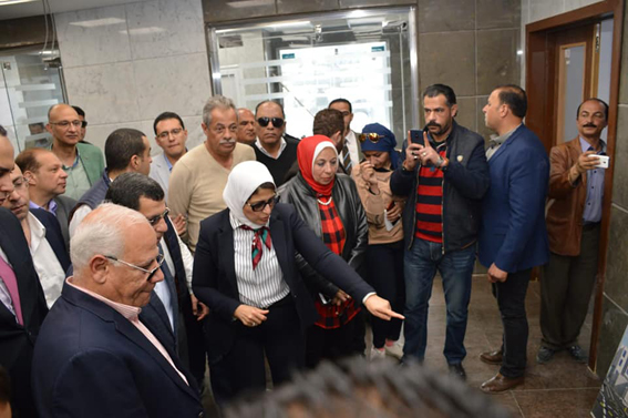 وزيرة الصحة ومحافظ بورسعيد يتفقدان تطوير مستشفى النصر لعلاج أورام الاطفال