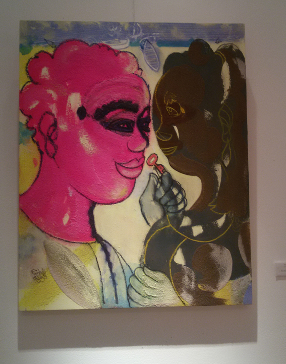 ٣٠ عمل فني يجسد "إيحاءات اللون الوردي" للفنان فرغلي عبد الحفيظ