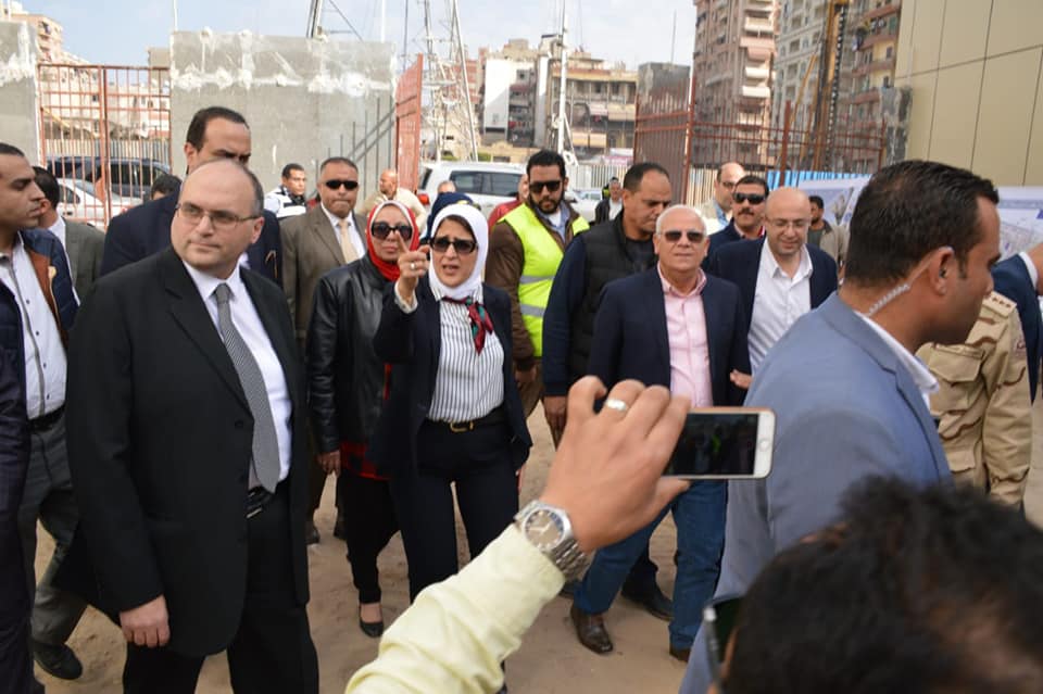وزيرة الصحة: إنهاء أعمال تطوير مستشفى بورسعيد و إزالة أية عقبات