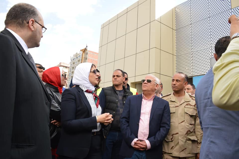 وزيرة الصحة: إنهاء أعمال تطوير مستشفى بورسعيد و إزالة أية عقبات