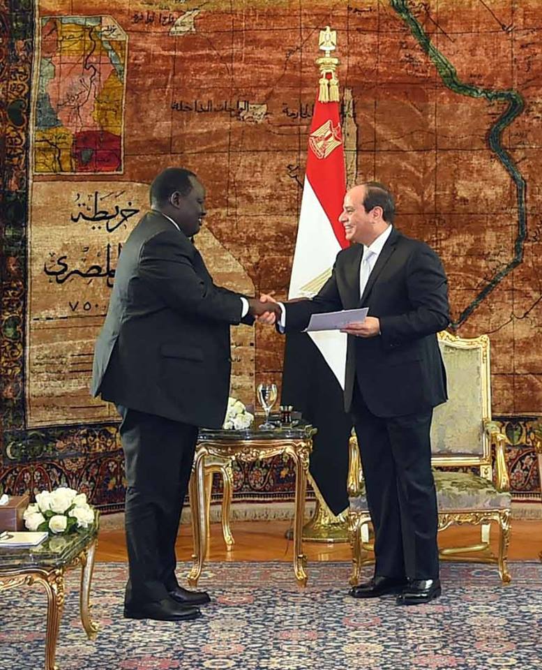 الرئيس "السيسى" يستقبل وفد اللجنة الوطنية لإدارة "المرحلة الإنتقالية" بجنوب السودان