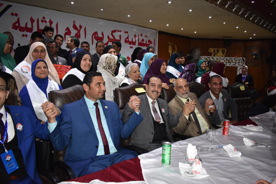 حزب الحرية المصري ينظم حفل لتكريم الأم المثالية ومتحدي الإعاقة بالفيوم