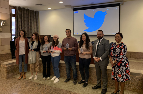 الجامعة الأمريكية بالقاهرة تعلن عن الفائزين بمسابقة#TweetRight 