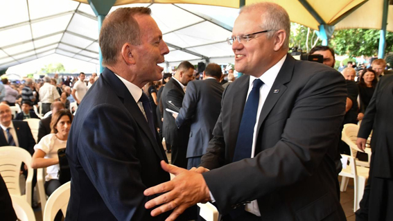 رئيس وزراء أستراليا يشارك صلوات الجمعة العظيمة فى ساحة كنيسة القديس شربل 