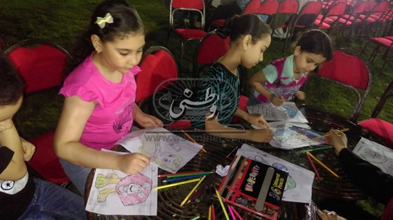 ورش فنية لتدريب الأطفال وذوي الاحتياجات الخاصة بمكتبة دمنهور
