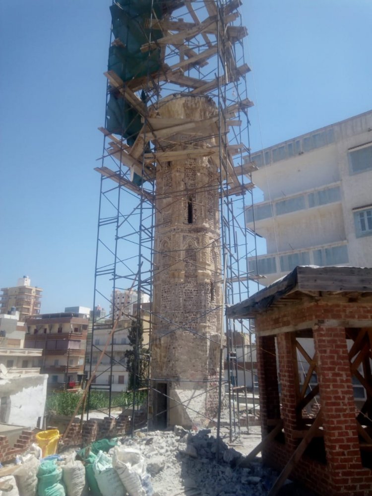  تنفيذ 40% من أعمال ترميم مسجد "المحلي" الأثري في رشيد