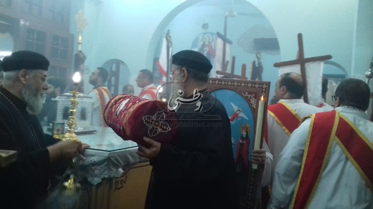 إحتفالات ومواكب دينية وشعبية بعيد شفعاء أسيوط القديسين أبادير وأخته إيريني 