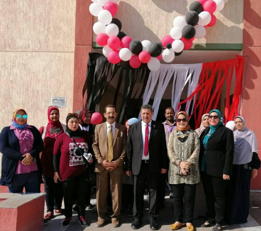 وكيل "تعليم الإسكندرية" يفتتح مبنى جديد بمدرسة بإدارة العجمي التعليمية