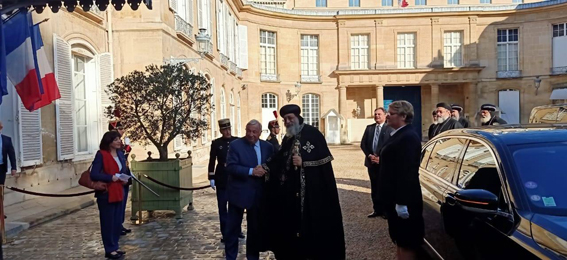 البابا تواضروس يزور مجلس الشيوخ البلجيكي