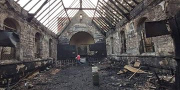 تعرف على تاريخ كنيسة حلوان المحترقة