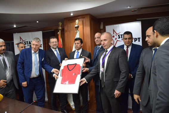 وزير الشباب الرياضة يشهد توقيع بروتوكول المشروع القومي لاكتشاف المواهب فى كرة القدم