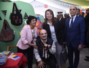 وزيرة التضامن تفتتح معرض "كرافيتي إيجيبت"  في دورته الثانية