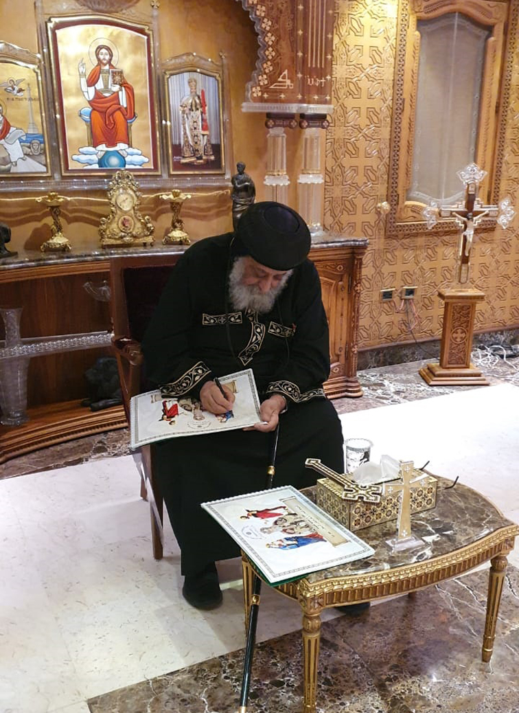 البابا تواضروس يبارك مشروع كنيسة القديسة العذراء تبليسى بجورجيا
