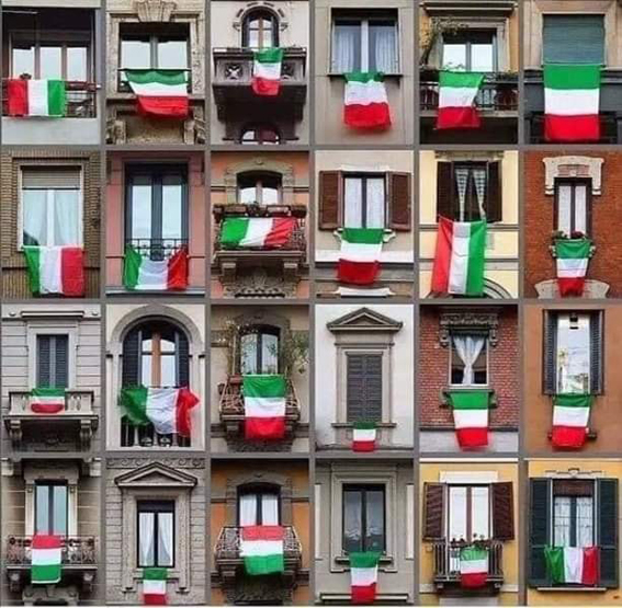 سكان مدن إيطاليا ..مكثوا في منازلهم اجبارياً .. فـ "غنوا في البلكونات"