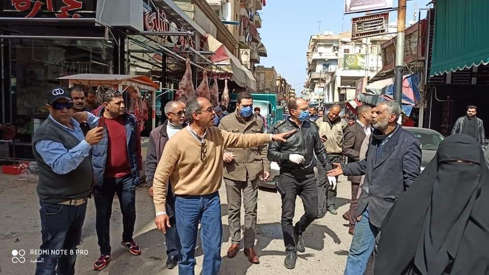 نائب محافظ بورسعيد يقود حملة مكبرة لإزالة الإشغالات بحي الشرق 