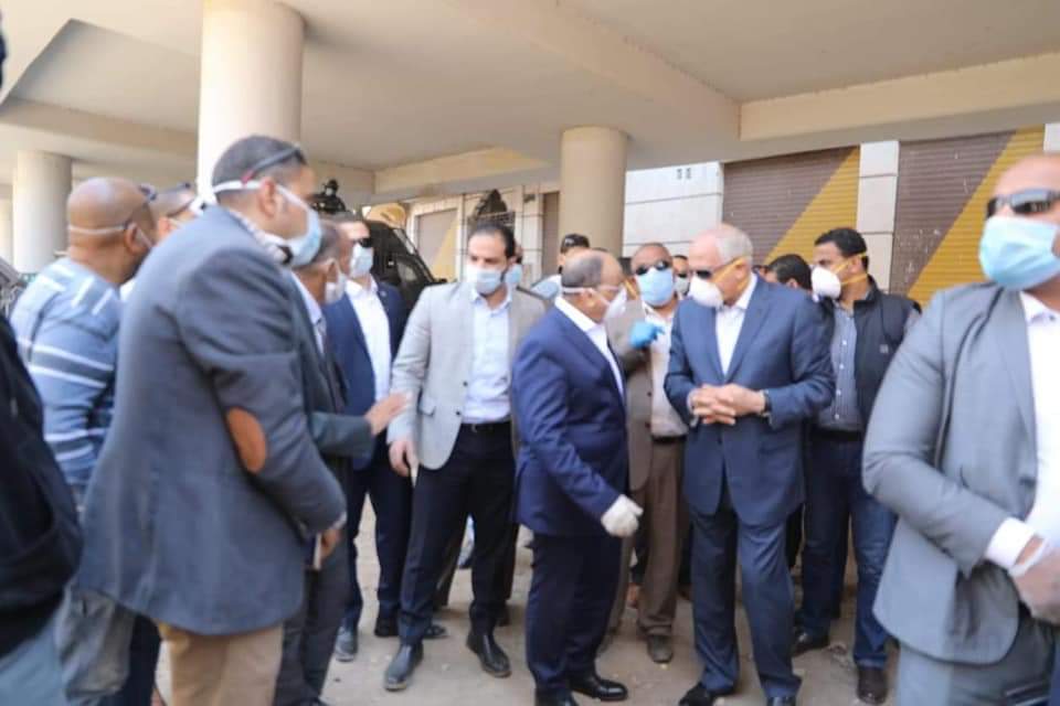 وزير التنمية المحلية ومحافظ الجيزة يتابعان جهود  إزالة ٢٥ عقار مخالف بالوراق