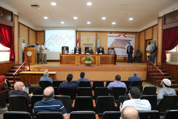قرعة علنية لتوزيع قطع بتقسيم الفيروز بمدينة مصيف بلطيم